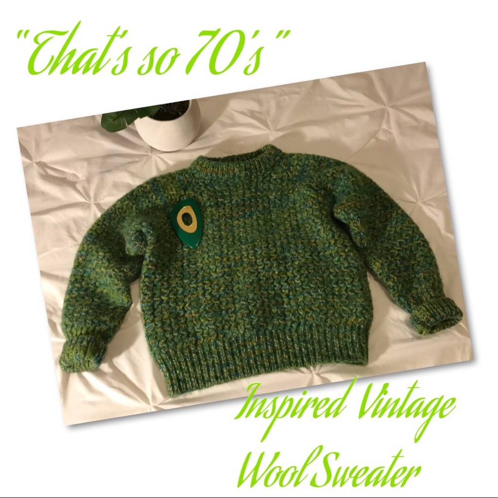 60’s Inspired Vintage Sweater xs